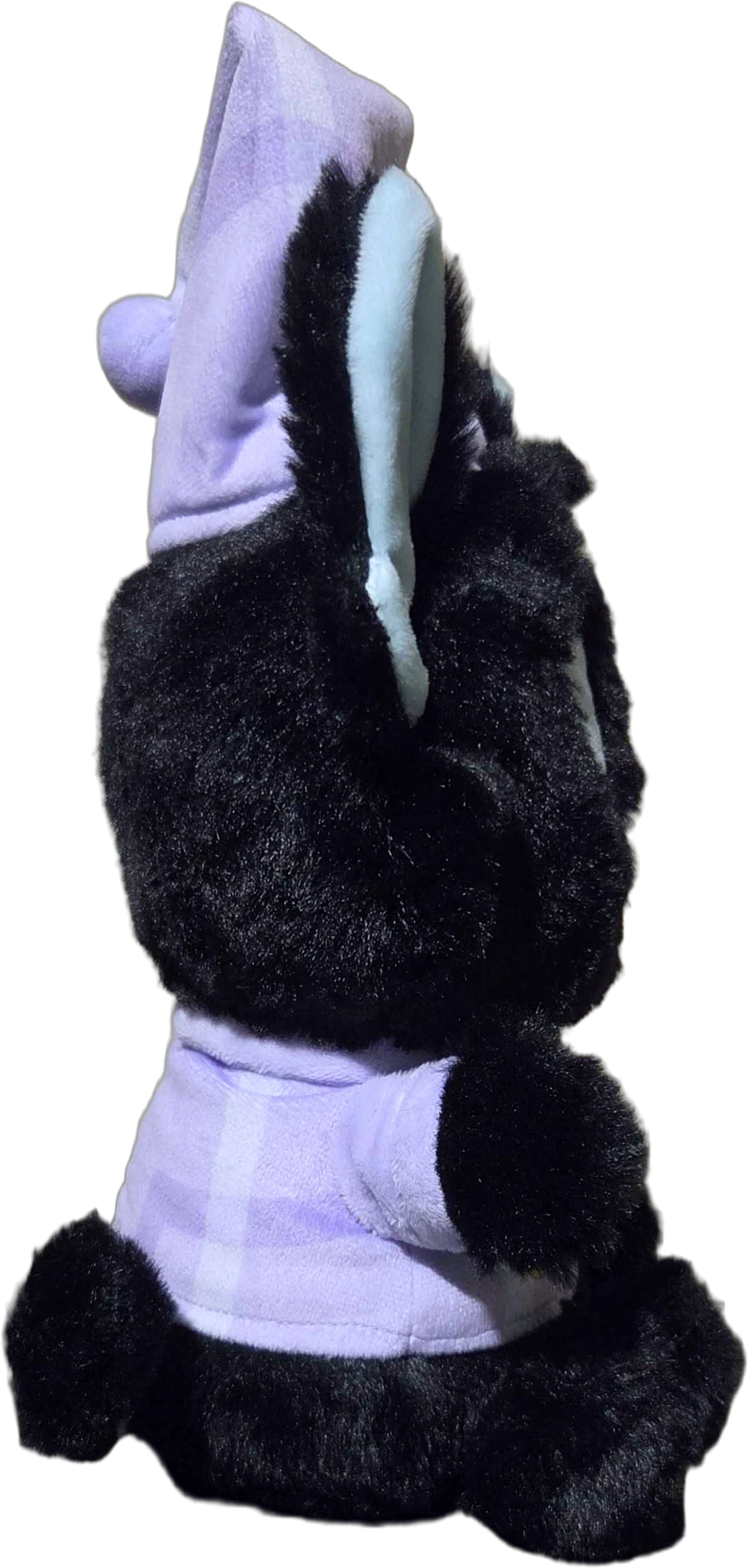 Rem Catlock plushie held in one hand for scale